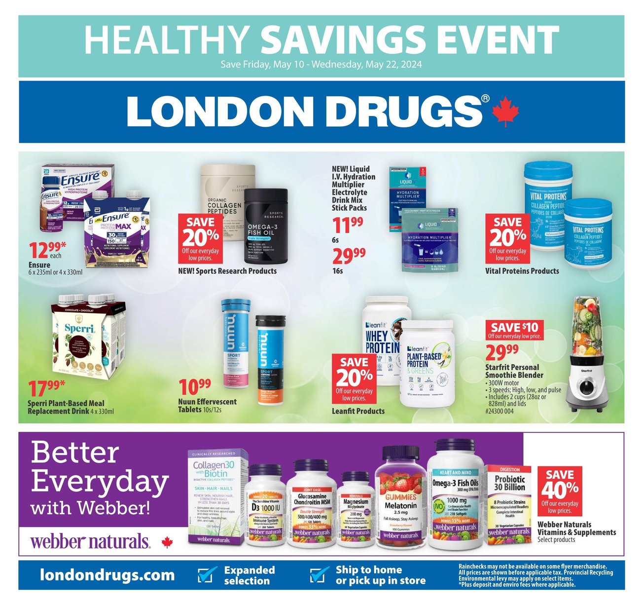 London Drugs - Healthy Savings Event - Page 1