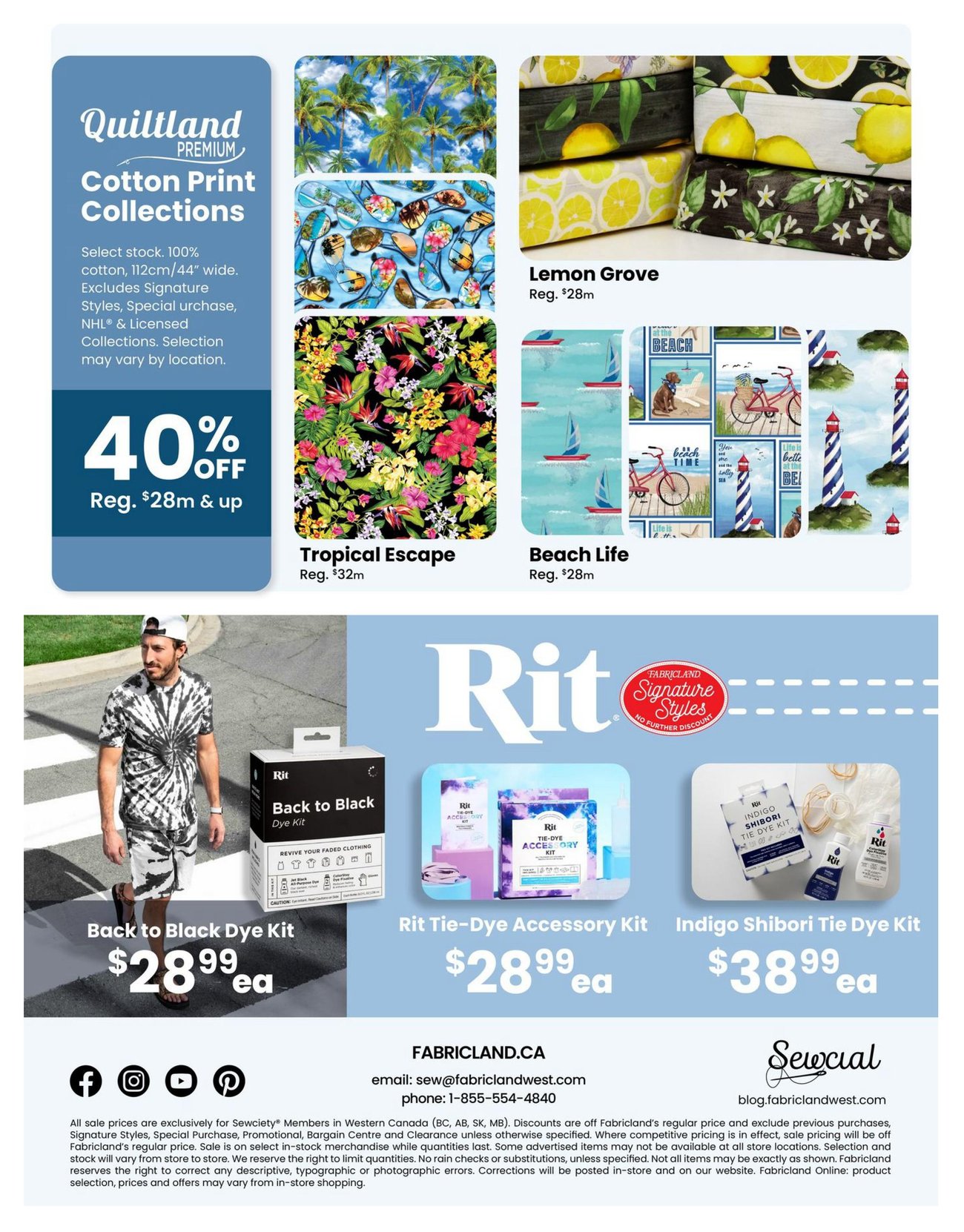 Fabricland (West) Flyer Savings - Page 16