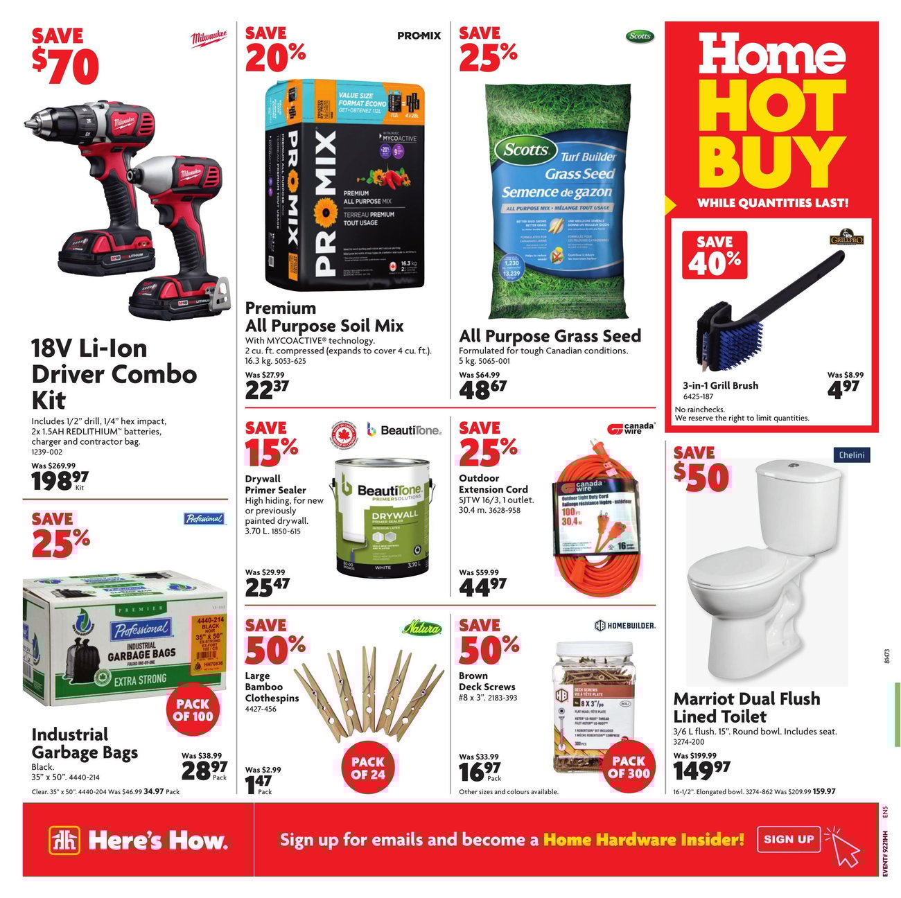 Home Hardware British Columbia 2 Weeks of Savings Flyer from May