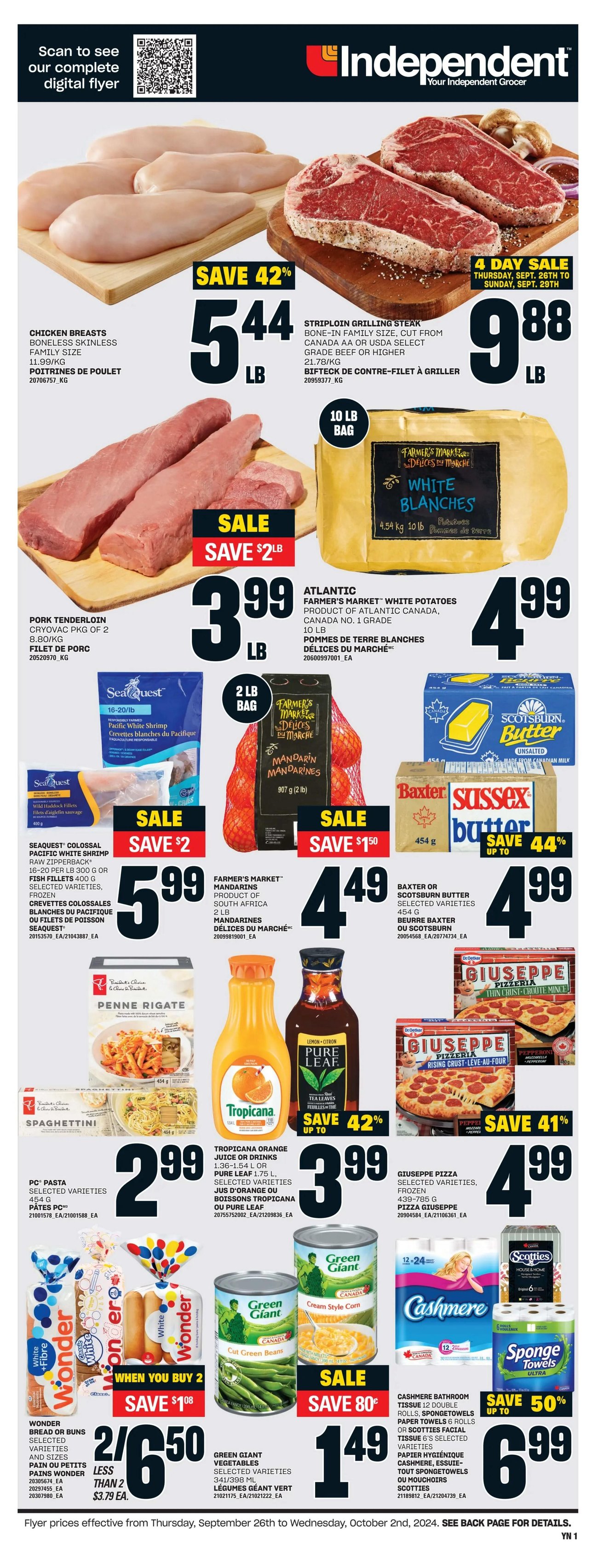 Independent Atlantic Weekly Flyer Specials from Sep 26th to Oct 2nd