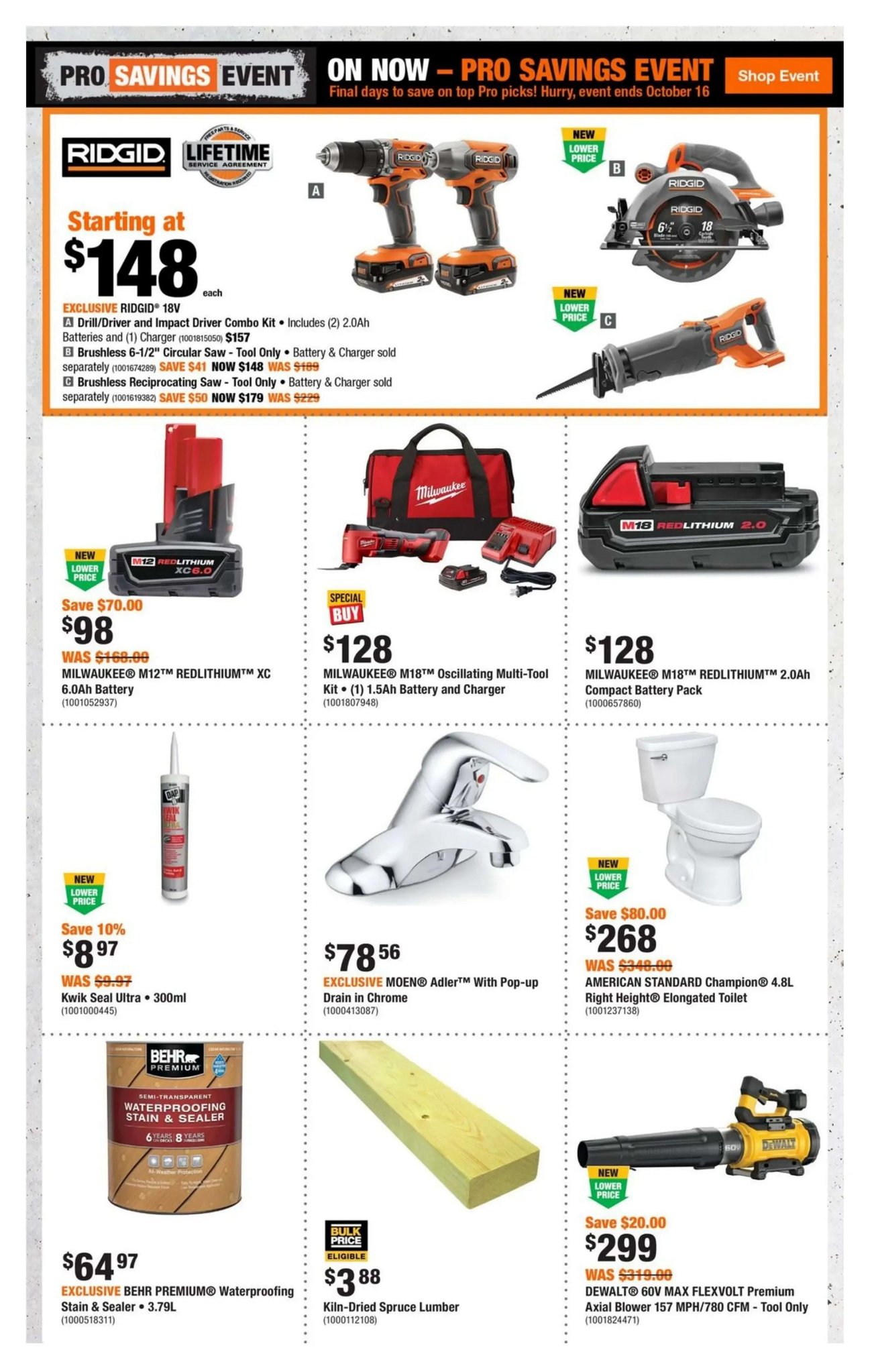 Home Depot British Columbia Weekly Flyer Specials from Oct 10th to
