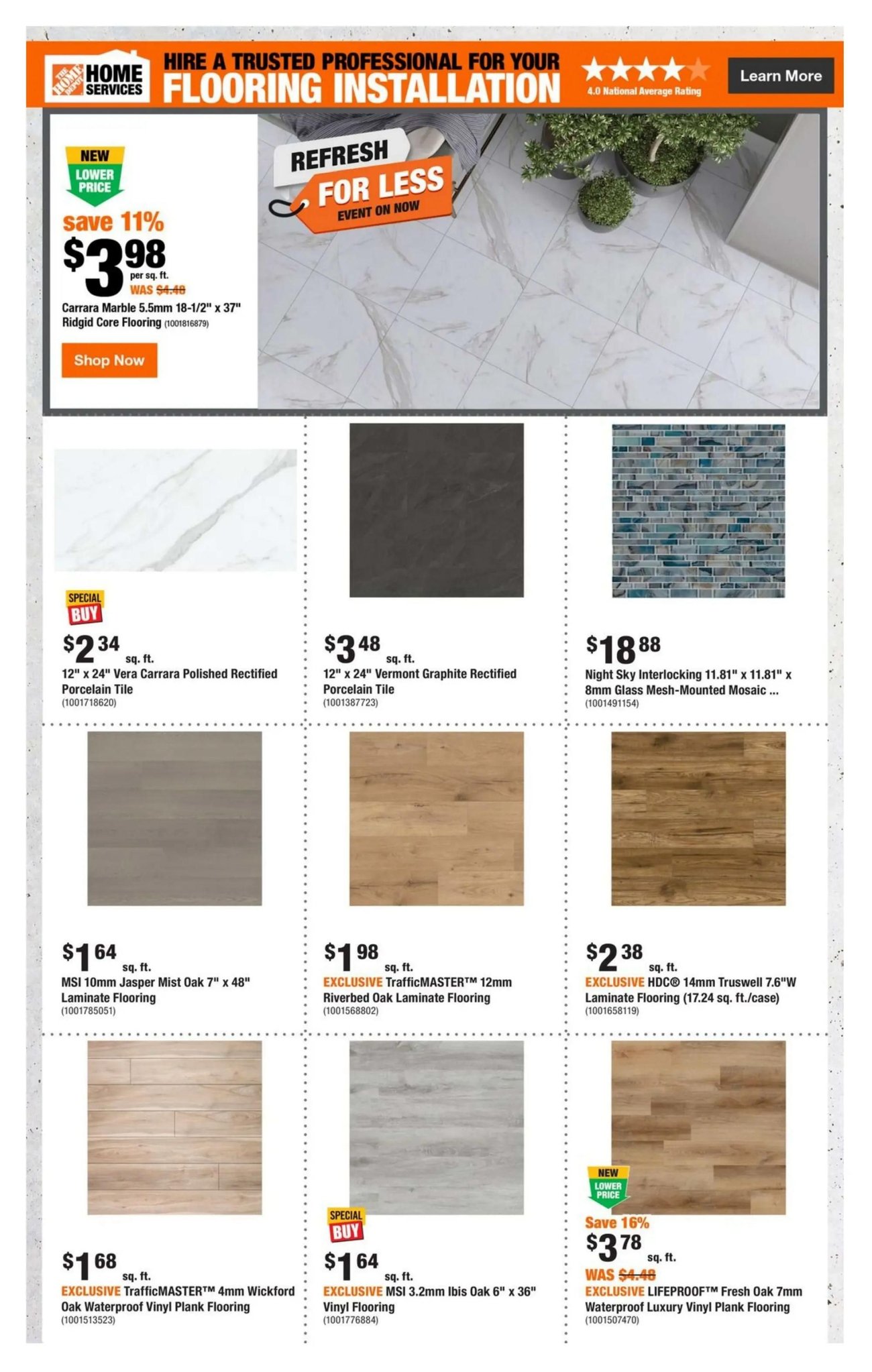 Home Depot Ontario Weekly Flyer Specials from Oct 17th to Oct 23rd