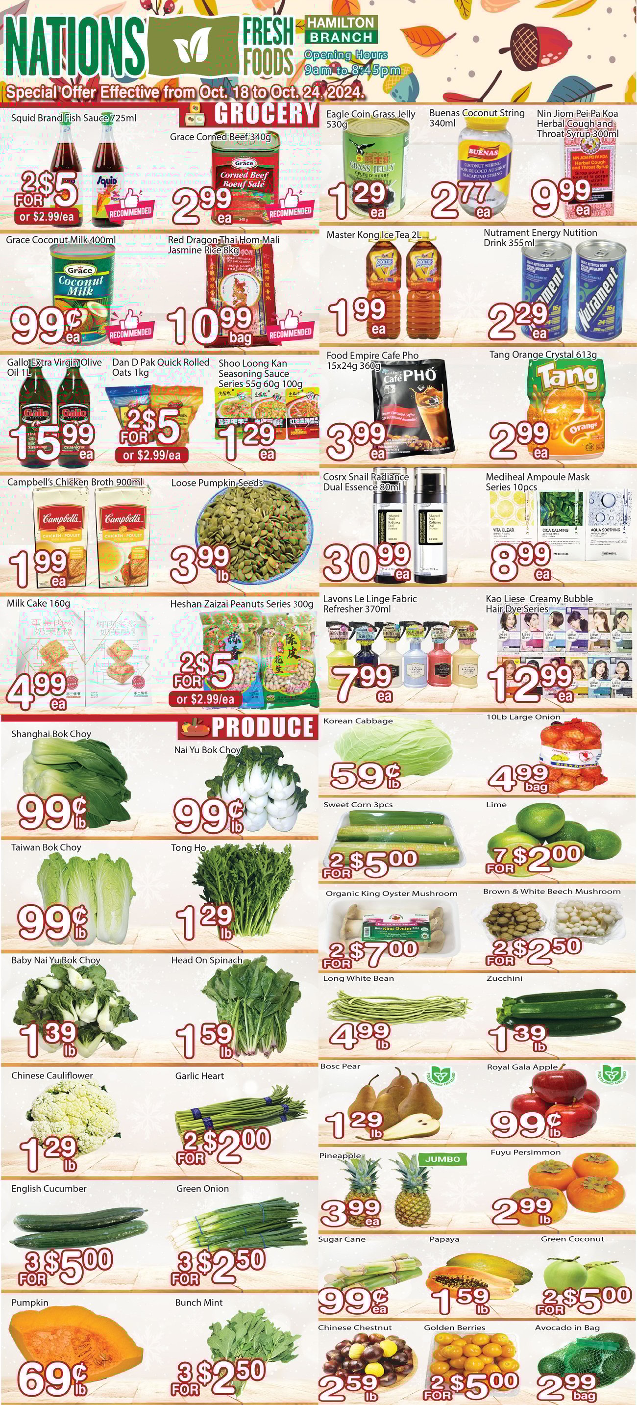 Nations Fresh Foods Hamilton Weekly Flyer Specials from Oct 18th to