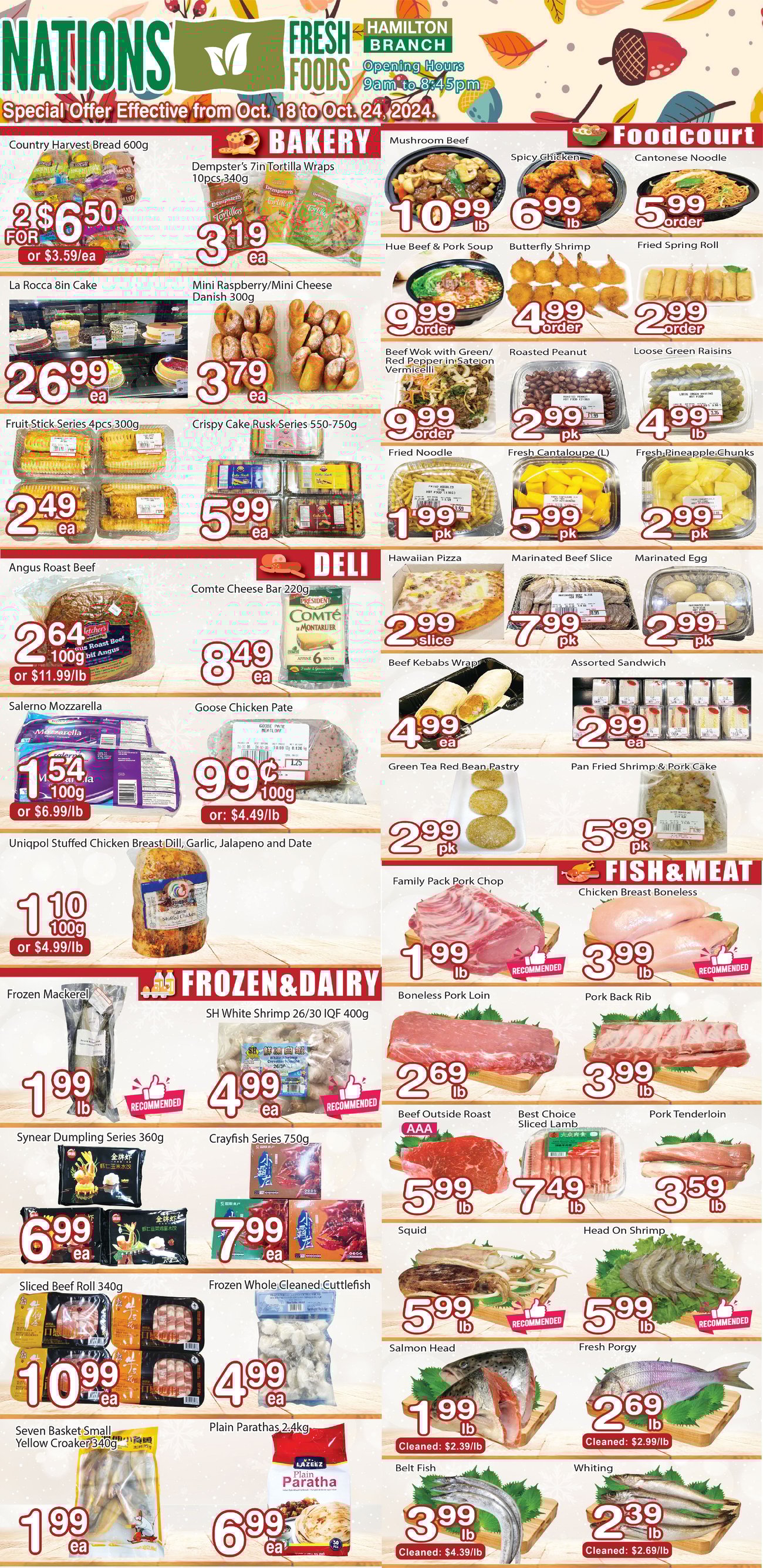 Nations Fresh Foods Hamilton Weekly Flyer Specials from Oct 18th to
