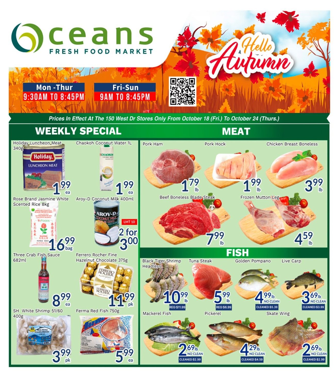 Oceans Fresh Food Market Brampton West Drive Weekly Flyer Specials