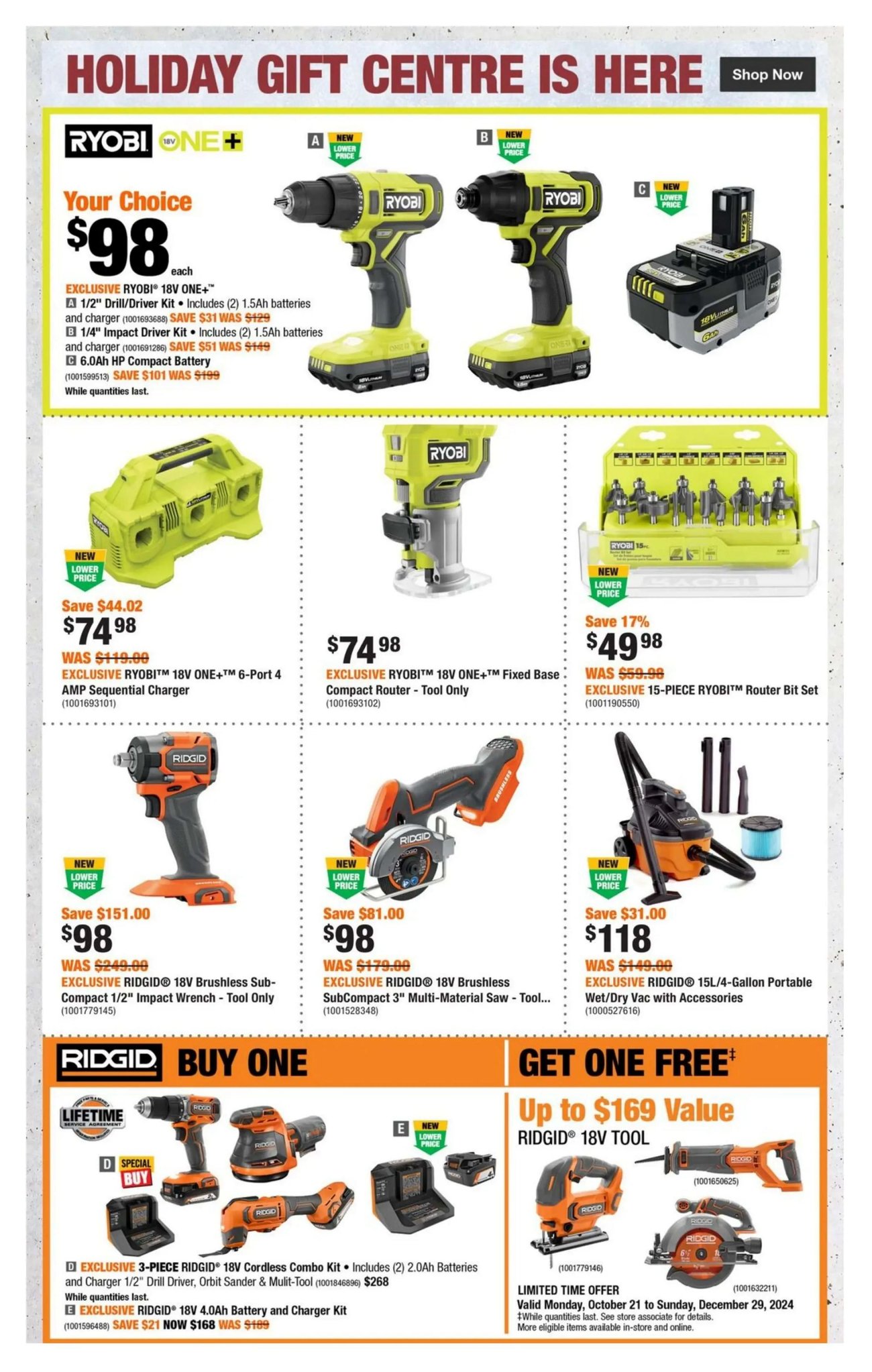 Home Depot British Columbia Weekly Flyer Specials from Oct 24th to