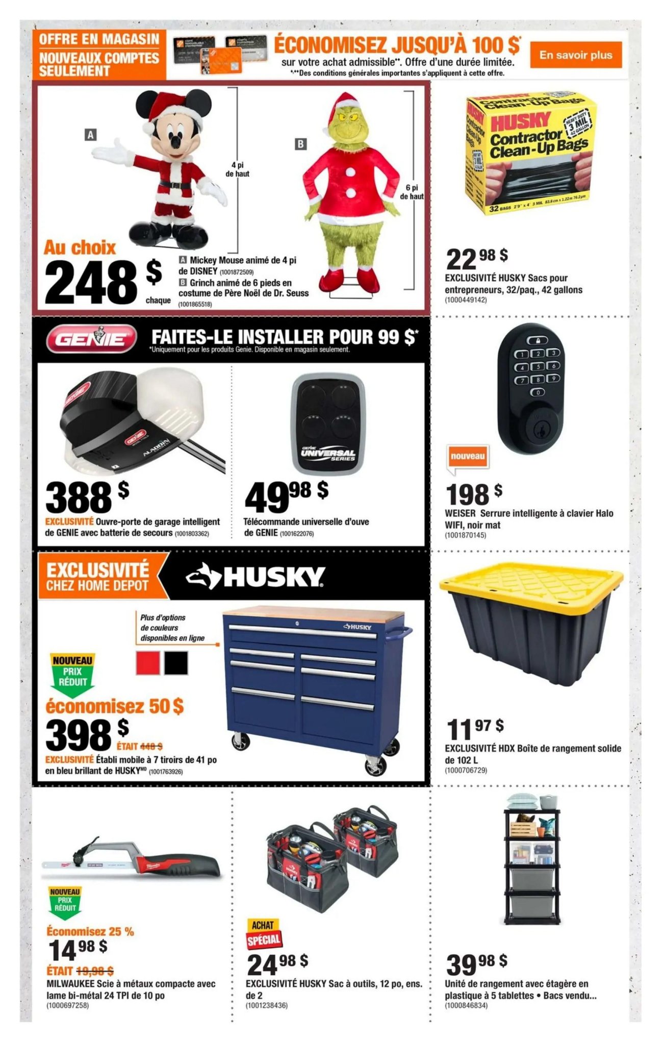 Home Depot Quebec Weekly Flyer Specials from Oct 24th to Oct 30th