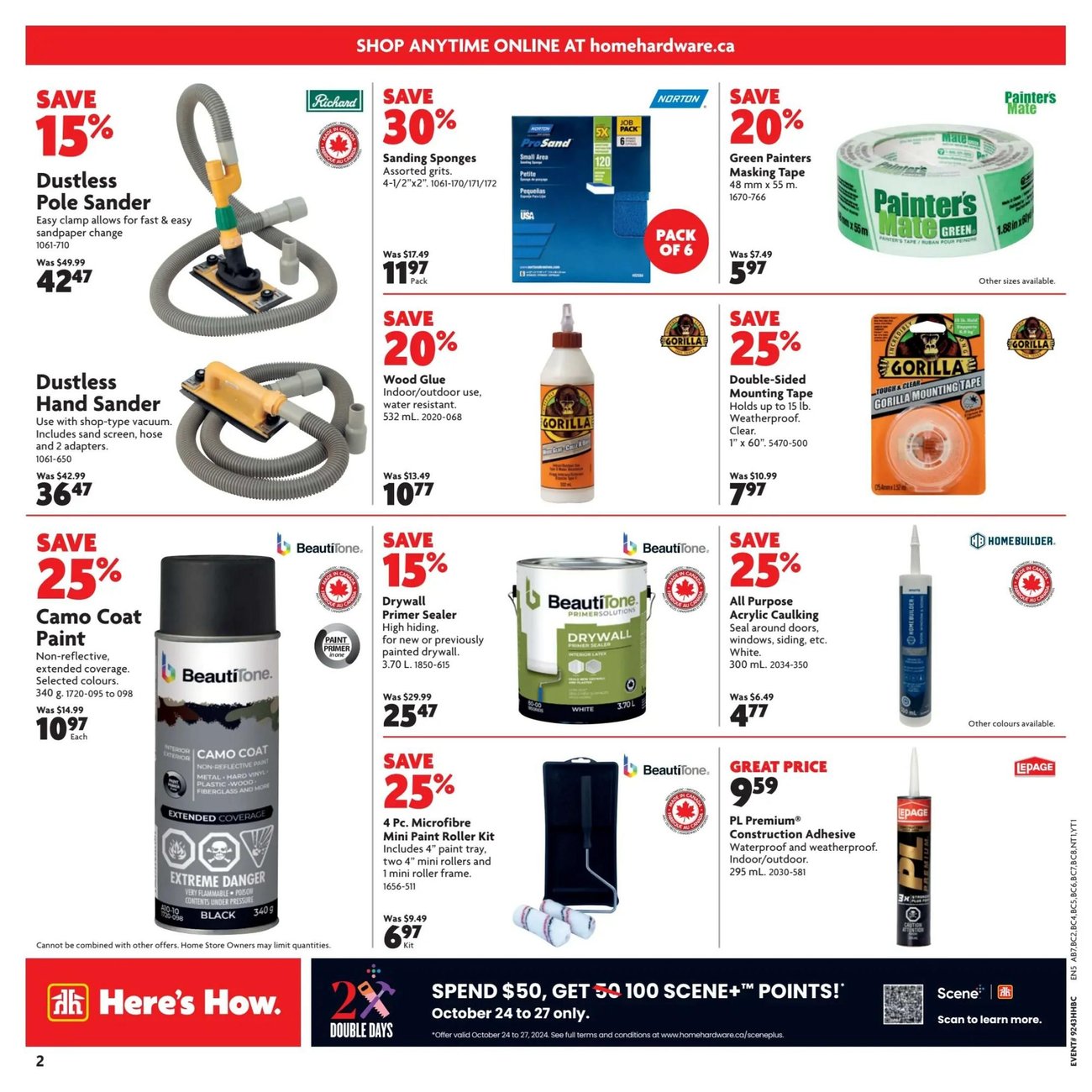 Home Hardware British Columbia Building Centre Flyer from Oct 24th