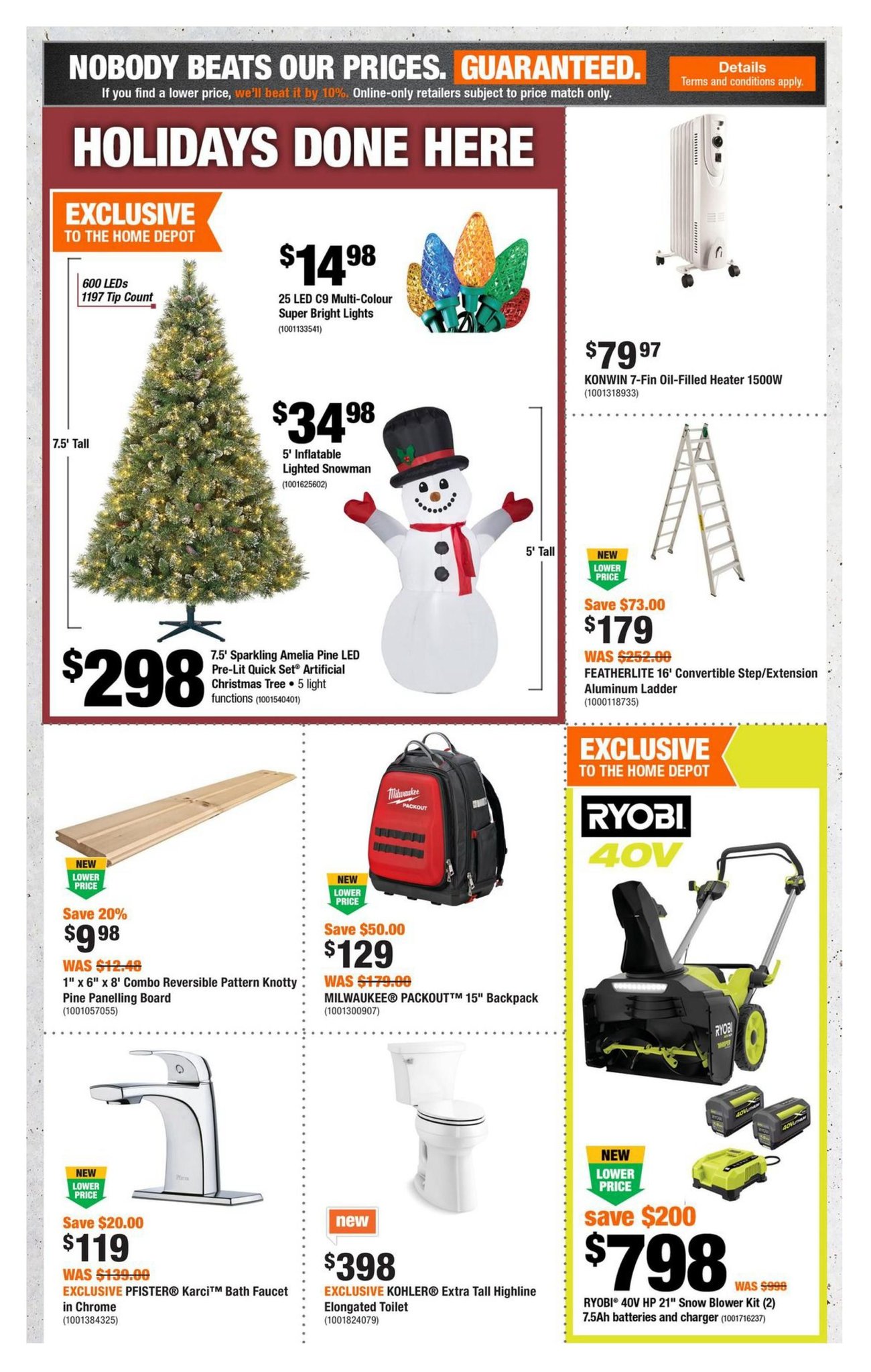 Home Depot Atlantic Canada Weekly Flyer Specials from Oct 24th to