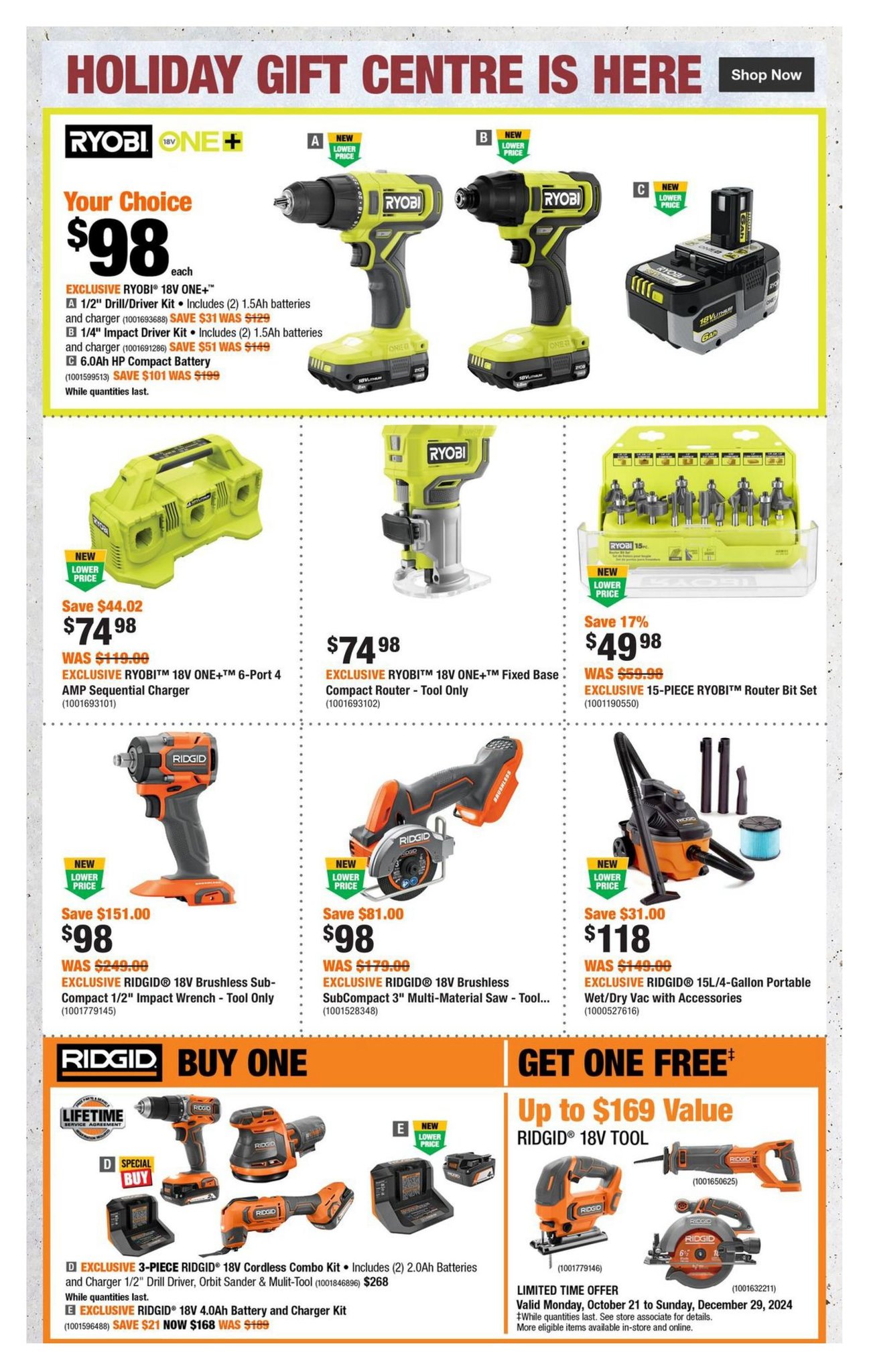 Home Depot Atlantic Canada Weekly Flyer Specials from Oct 24th to