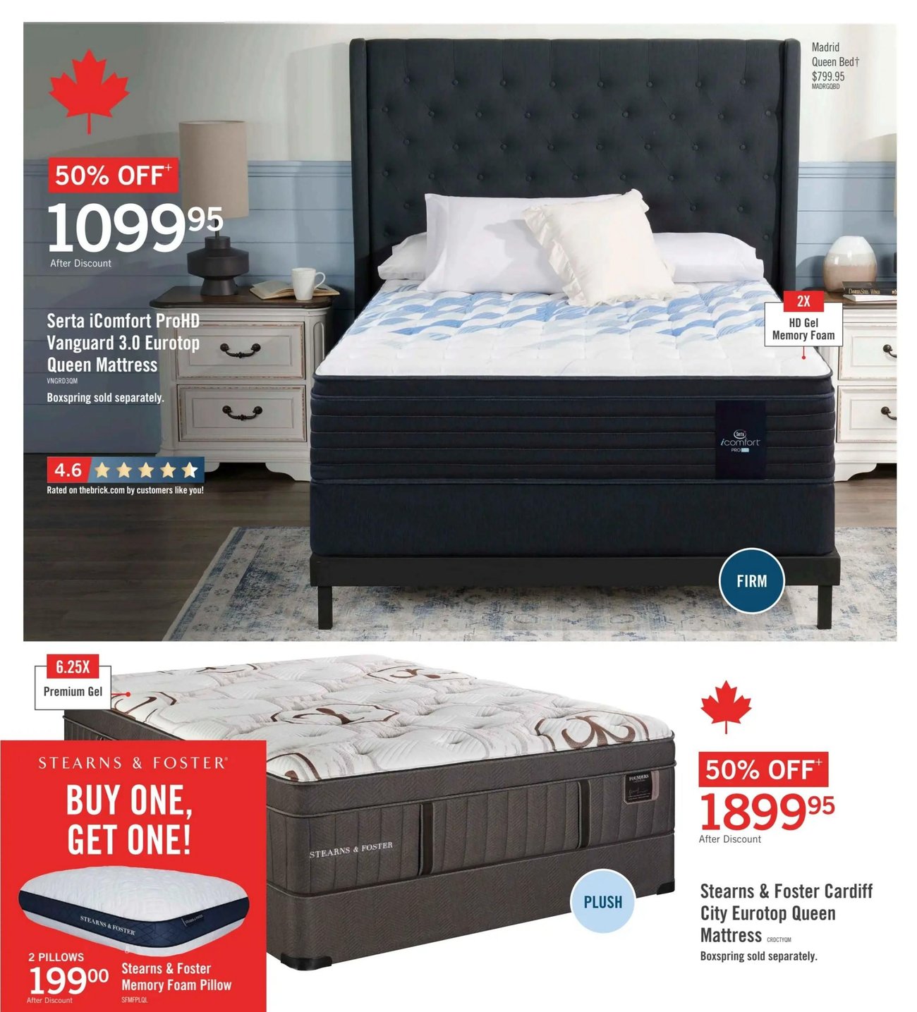 The Brick Mattress Store Flyer from Oct 24th to Oct 28th 2024
