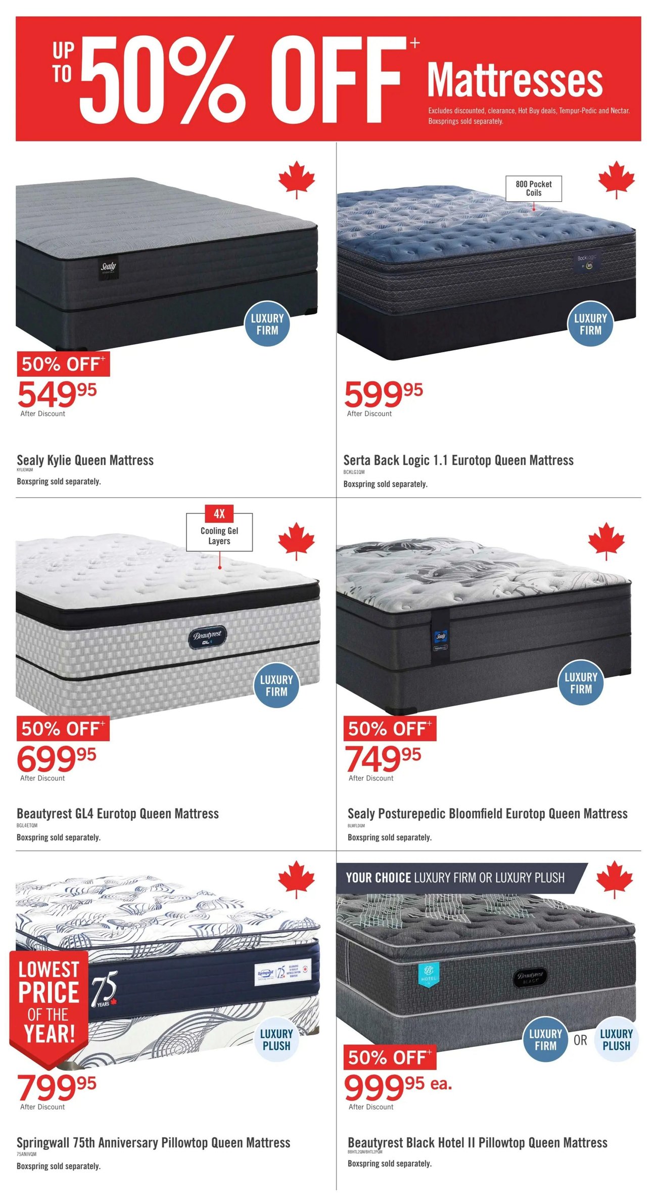 The Brick Mattress Store Flyer from Oct 24th to Oct 28th 2024