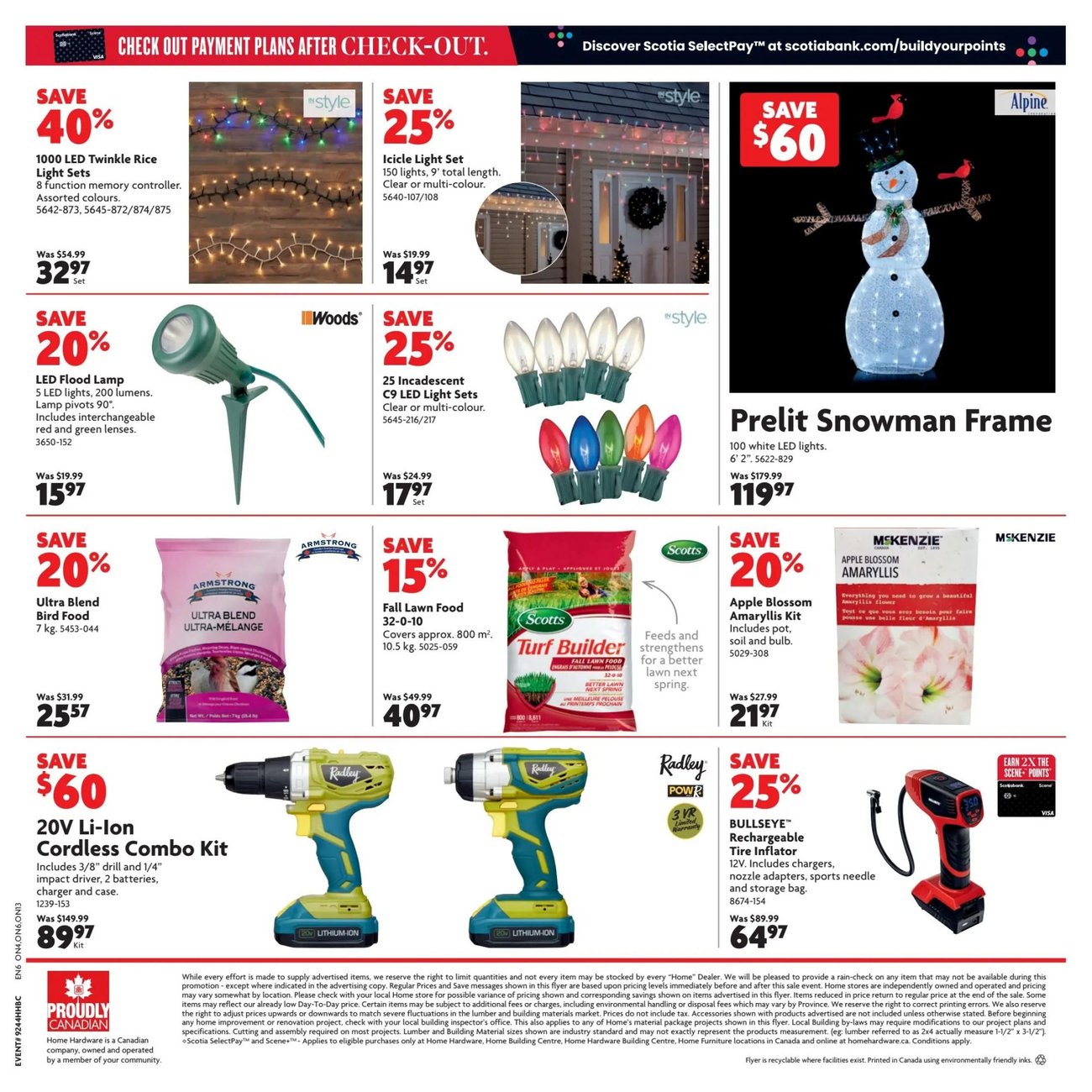 Home Hardware Ontario Building Centre Flyer from Oct 31st to Nov