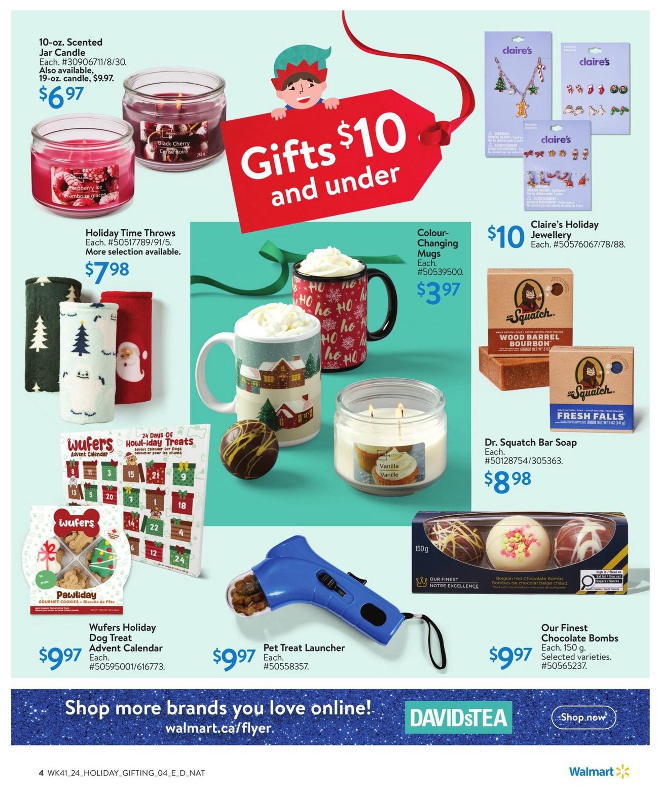 Walmart Canada Holiday Gifting Flyer from Oct 31st to Nov 27th 2024