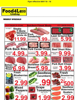 Food4Less - Lindsay - Weekly Flyer Specials