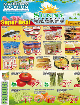 Sunny Foodmart - Markham Store - Weekly Flyer Specials