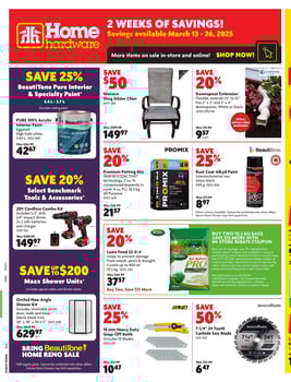 Home Hardware - Atlantic - 2 Weeks of Savings