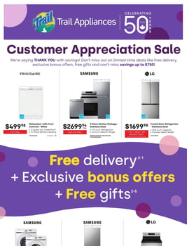 Trail Appliances - British Columbia - 3 Weeks of Savings