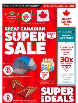 Canadian Tire - Western Canada - Weekly Flyer Specials