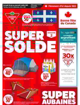 Canadian Tire - Quebec - Weekly Flyer Specials