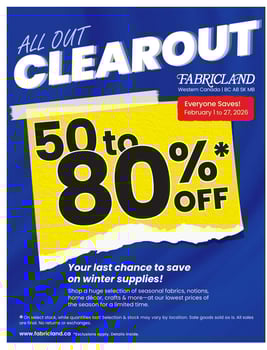 Fabricland - Western - Flyer Specials
