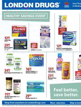 London Drugs - Healthy Savings Event