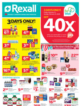 Rexall - Alberta and Saskatchewan - Weekly Flyer Specials