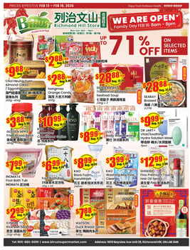 BTrust supermarket - Richmond Hill - Weekly Flyer Specials