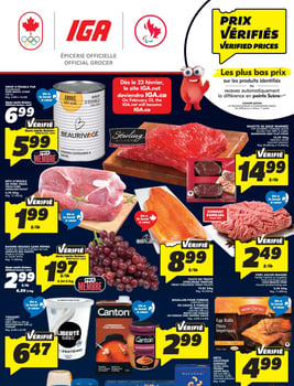 IGA - Quebec - Weekly Flyer Specials