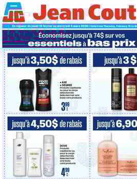Jean Coutu - Quebec - Low-priced essentials