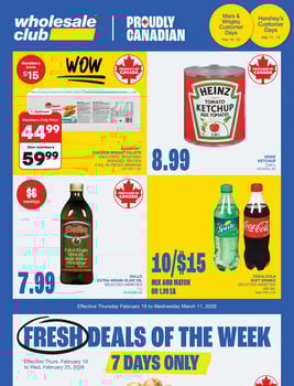 Wholesale Club - Ontario - Flyer Specials