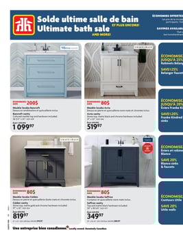 Home Hardware - Quebec - Ultimate Bath Sale