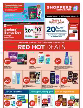 Shoppers Drug Mart - Ontario - Weekly Flyer Specials