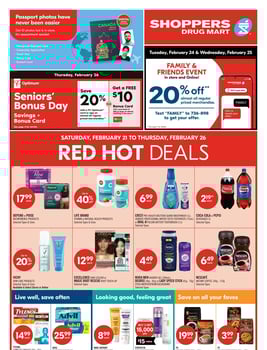 Shoppers Drug Mart - Atlantic - Weekly Flyer Specials