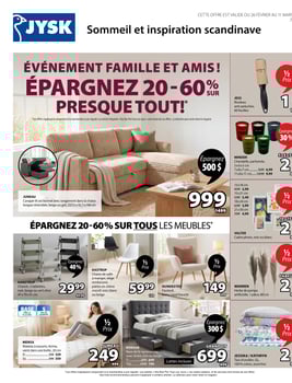Jysk - Quebec - Flyer Specials