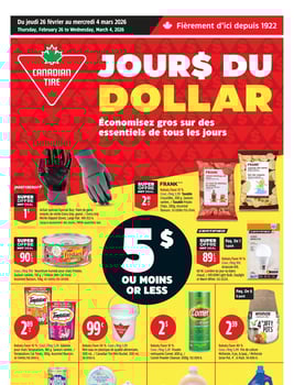 Canadian Tire - Quebec - Weekly Flyer Specials