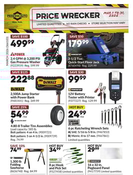 Princess Auto - Price Wrecker