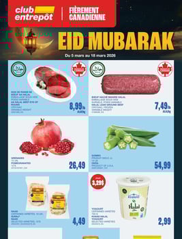 Wholesale Club - Quebec - Eid Mubarak