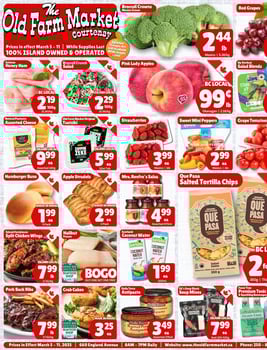 The Old Farm Market - Courtenay Store - Weekly Flyer Specials