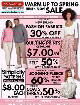 Fabricland - St. Catharines and Welland - Flyer Specials