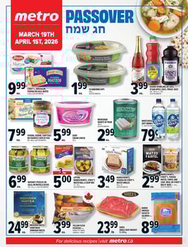 Metro - Ontario - Passover