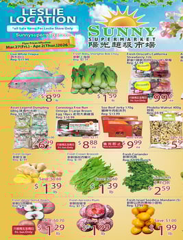 Sunny Foodmart - Leslie Store - Weekly Flyer Specials