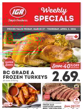 IGA - British Columbia - Weekly Flyer Specials