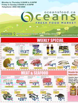 Oceans Fresh Food Market - Mississauga Hurontario Street - Weekly Flyer Specials