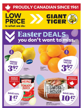 Giant Tiger - Western Canada - Weekly Flyer Specials