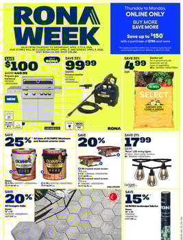 Rona - Atlantic Canada - Weekly Flyer Specials