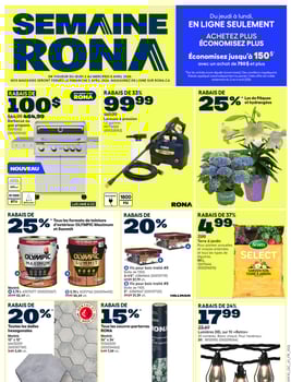 Rona - Quebec - Weekly Flyer Specials