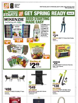 Home Depot - Ontario - Flyer Specials