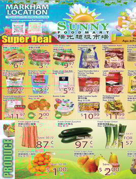 Sunny Foodmart - Markham Store - Weekly Flyer Specials