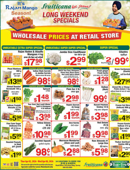 Fruiticana - Greater Vancouver - Weekly Flyer Specials